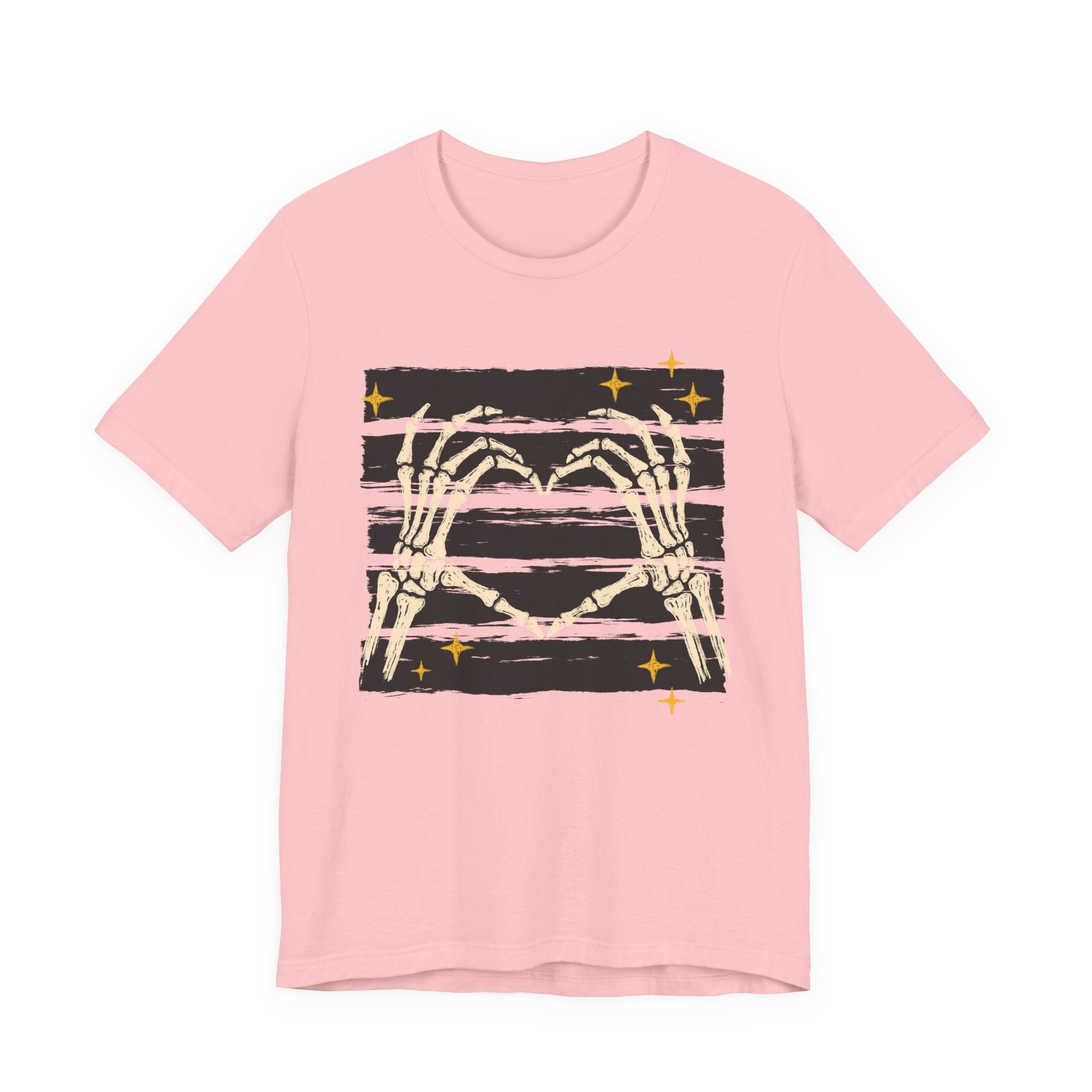Skeleton Hands Heart T-Shirt — Gothic Halloween Tee
