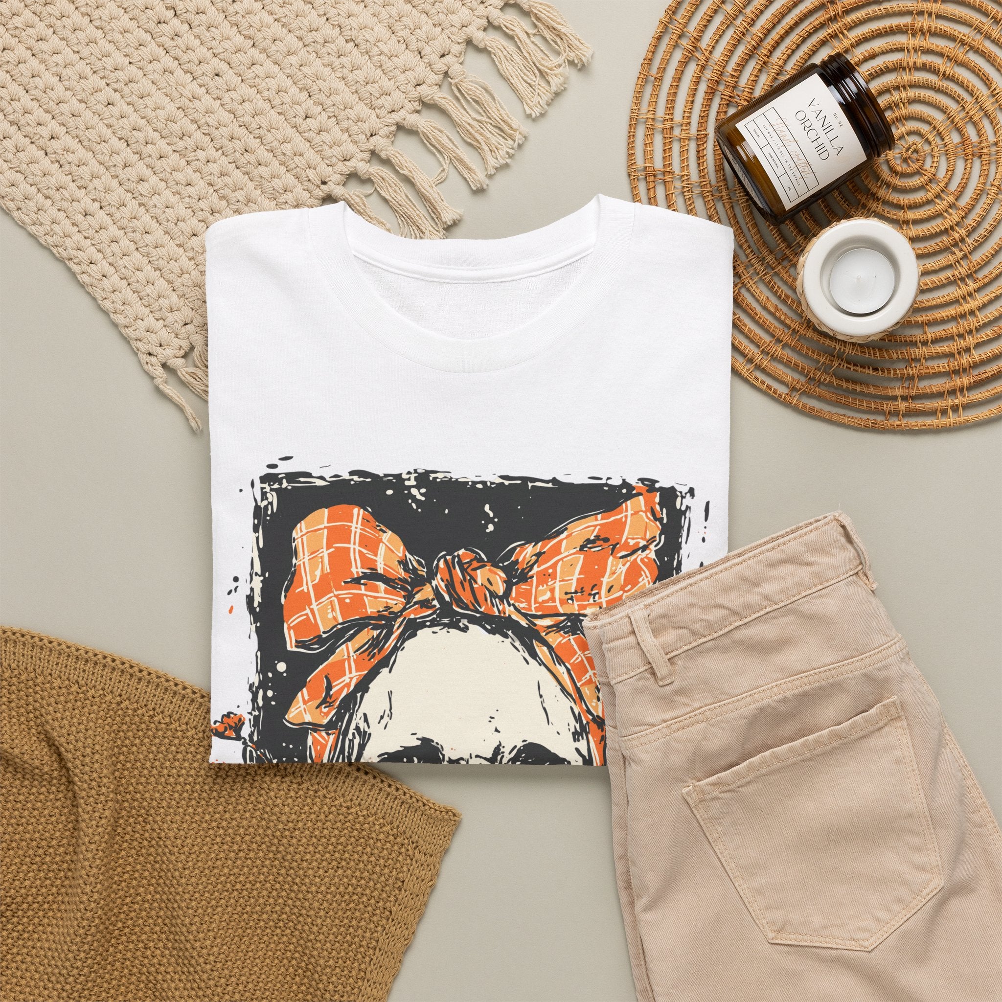 Skull with Daisies Tee – Vintage Floral Skull Graphic T‑Shirt