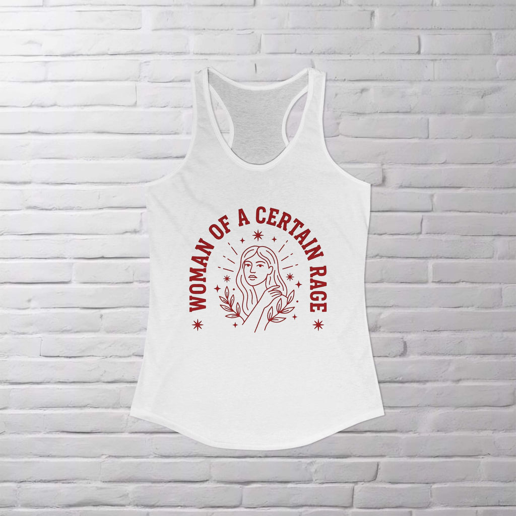 Woman of a Certain Rage Racerback Tank