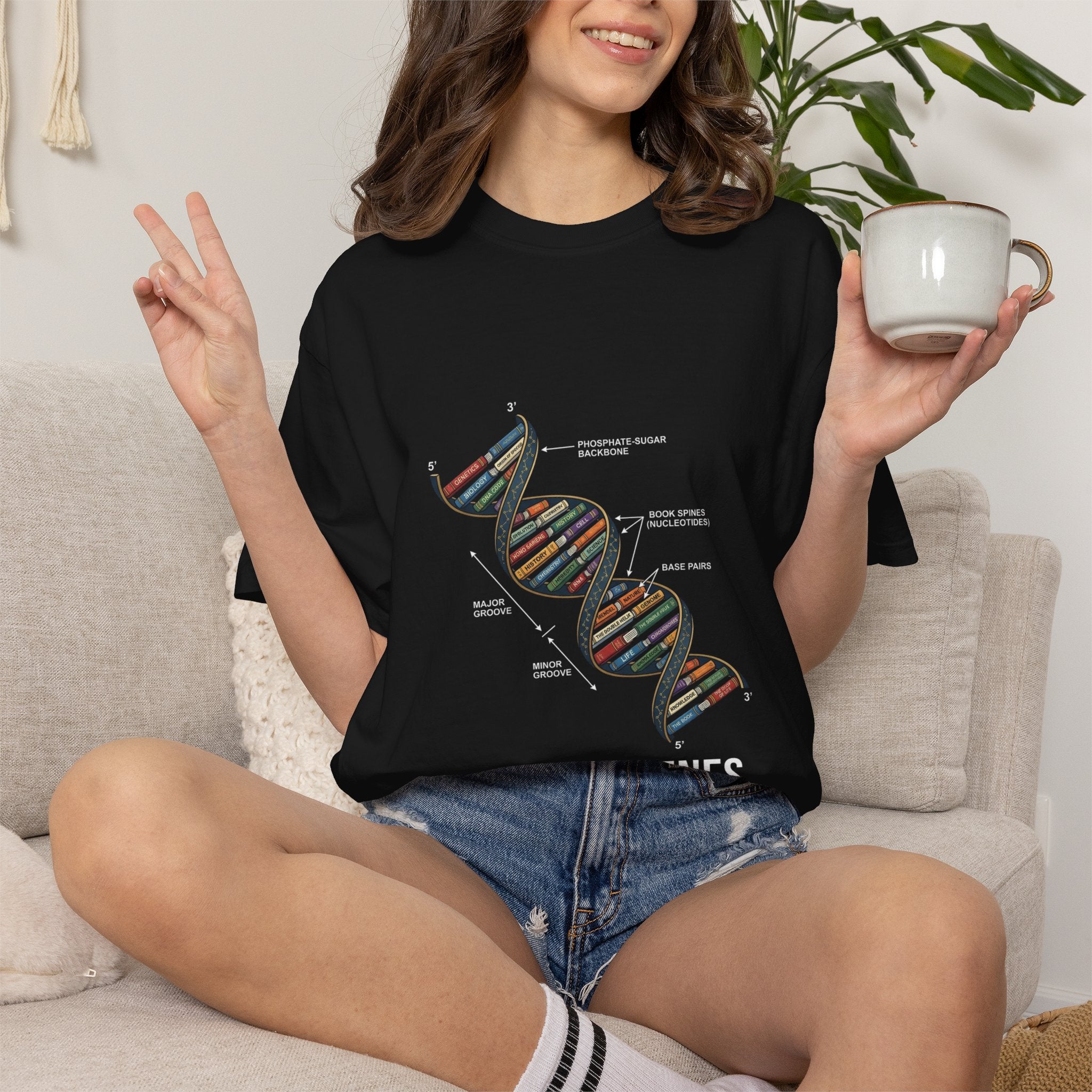 Books - It's in My Genes T-shirt | Science Librarian Tee