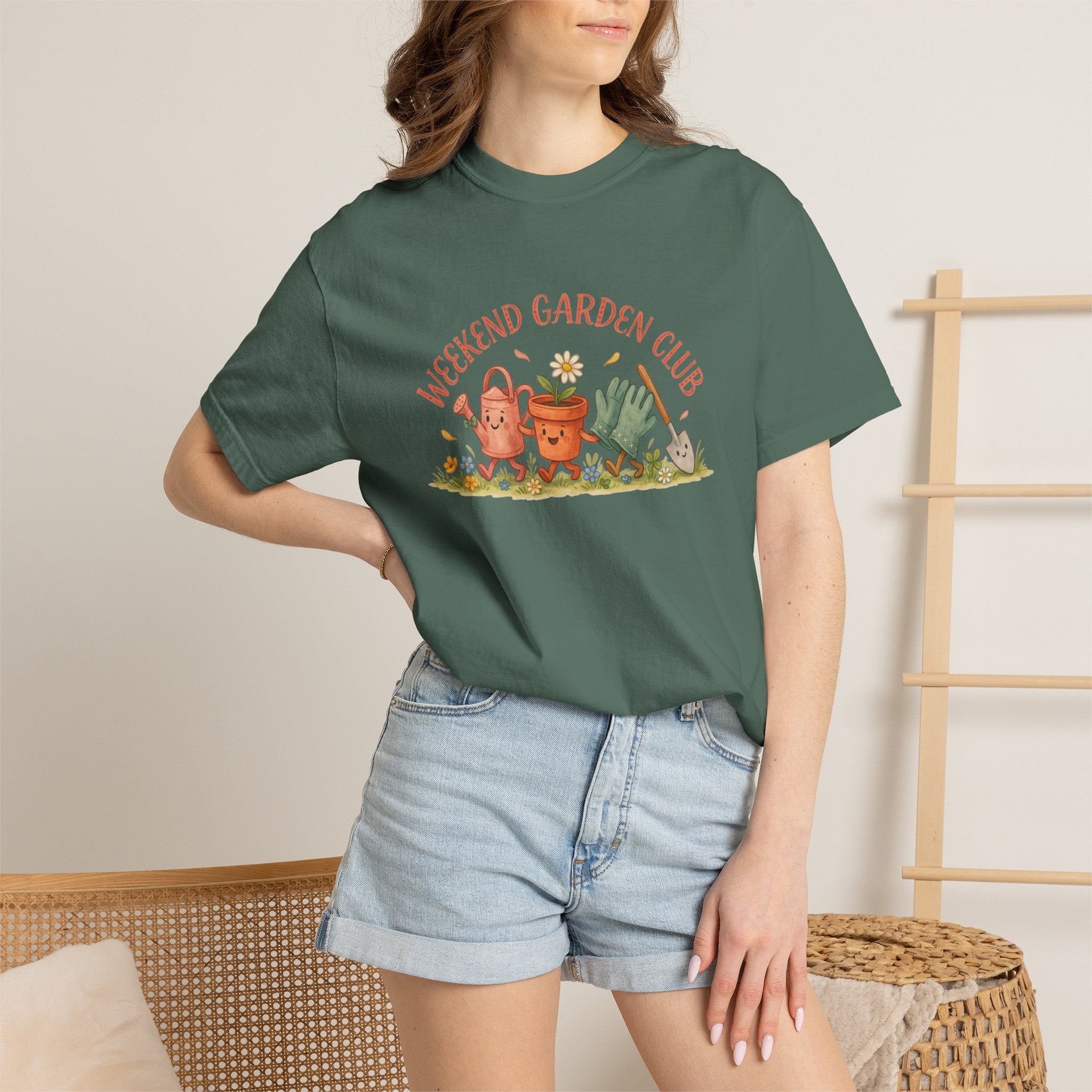 Weekend Garden Club T-Shirt – Cute Plant Pots Design