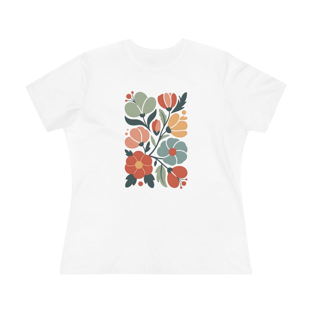 Floral Retro Bouquet Women's Tee — Vintage-Inspired Spring Floral T-Shirt