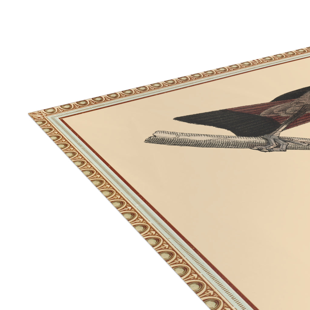 Blue-breasted Pitta Bird Postcard, Greeting Card - Vintage Style, Vintage Art
