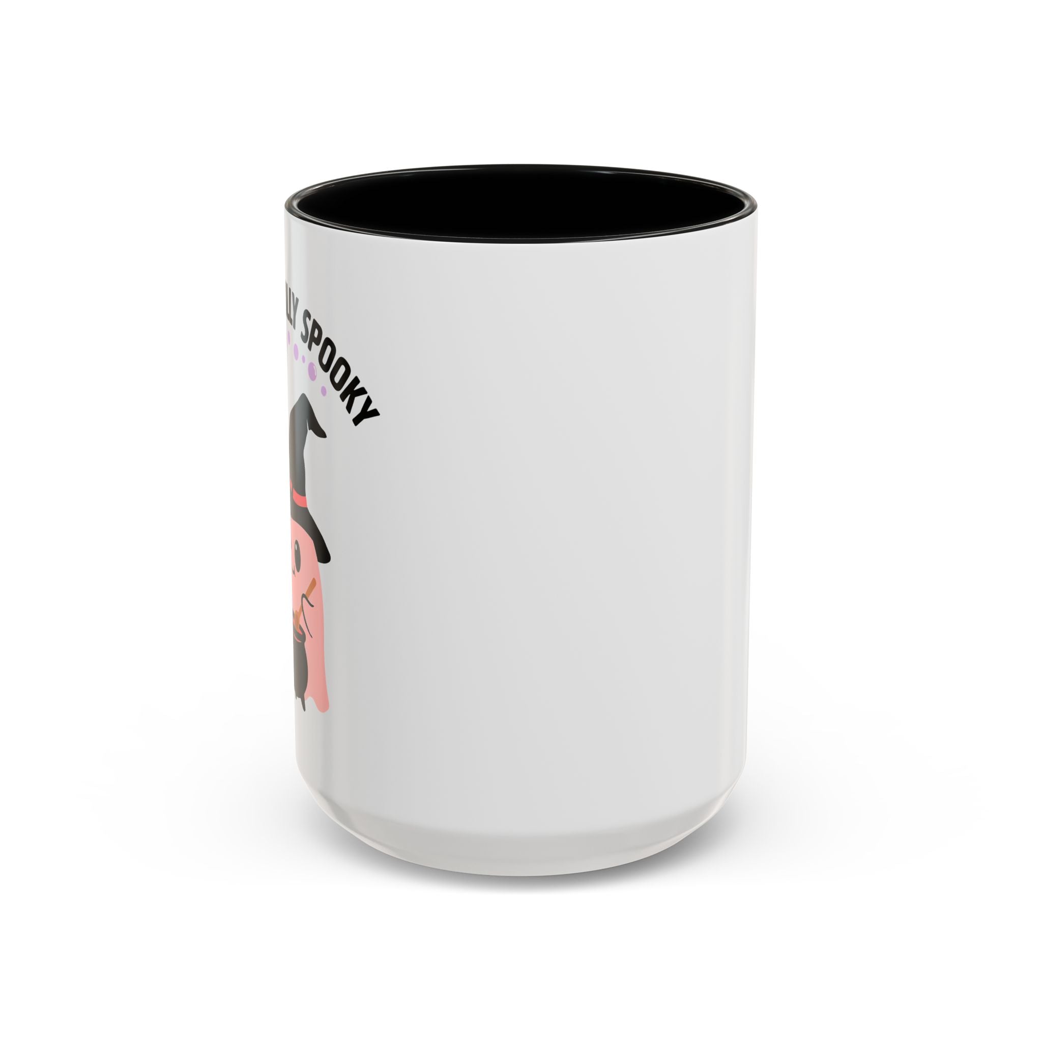 Cute Ghost Accent Coffee Mug — Cute Ghost & Witchy Halloween 11/15oz