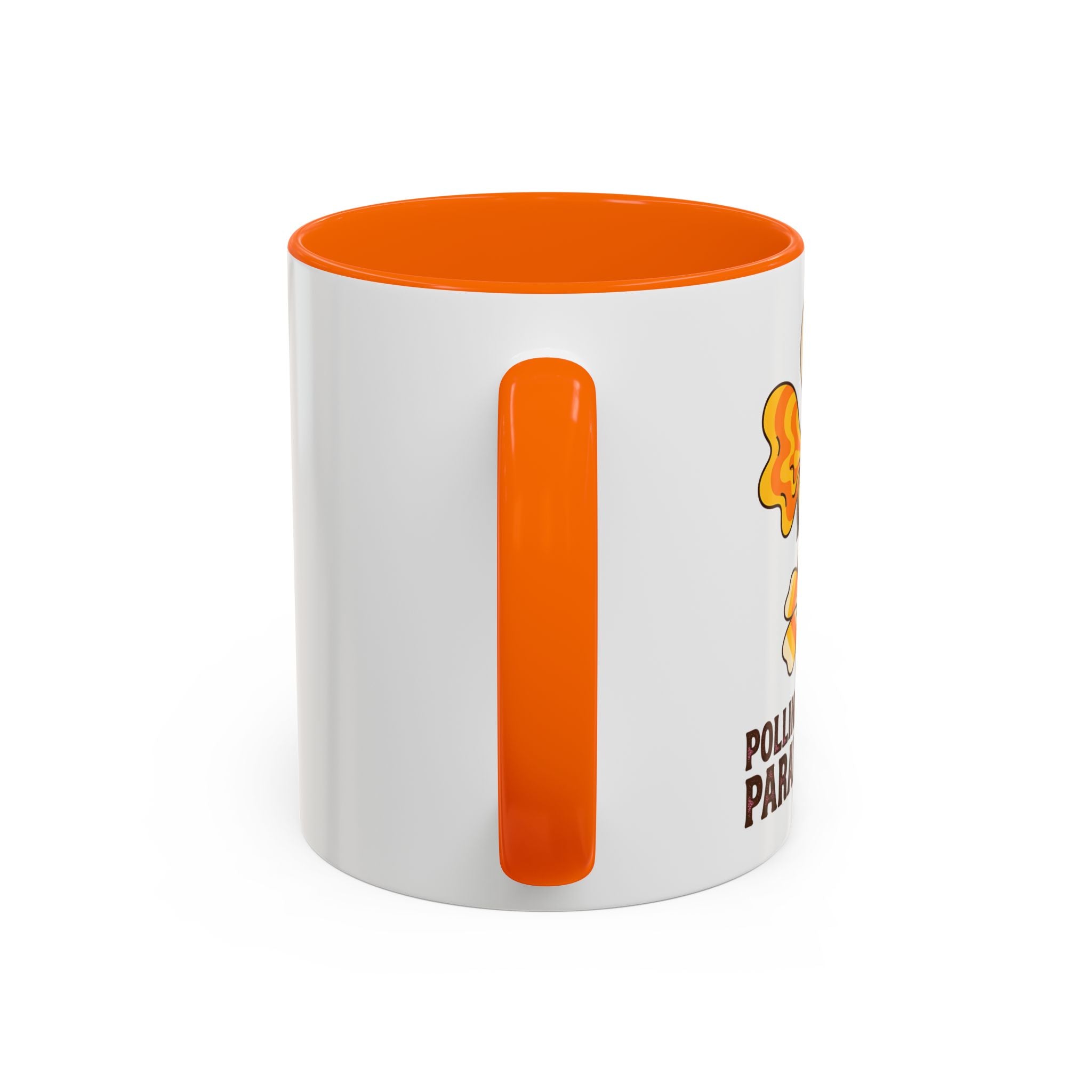 Plant & Ghost Lover Accent Mug — "Pollinating the Paranormal" Funny Coffee Cup (11/15 oz)