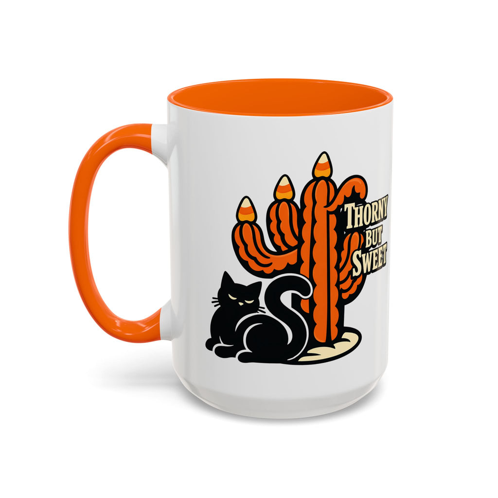 Funny 'Thorny But Sweet' Cactus Accent Coffee Mug – 11/15oz