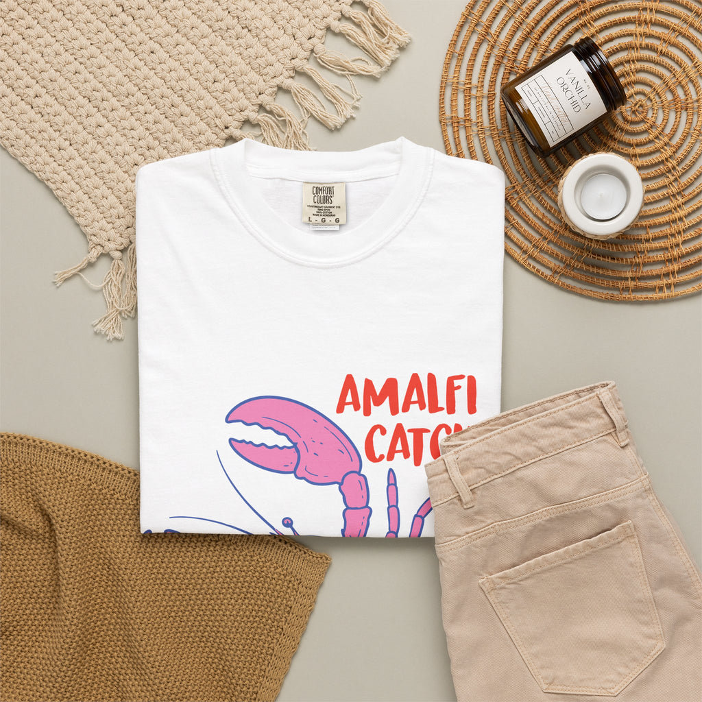 Amalfi Catch Lobster T-Shirt — Sea to Fork Summer Tee