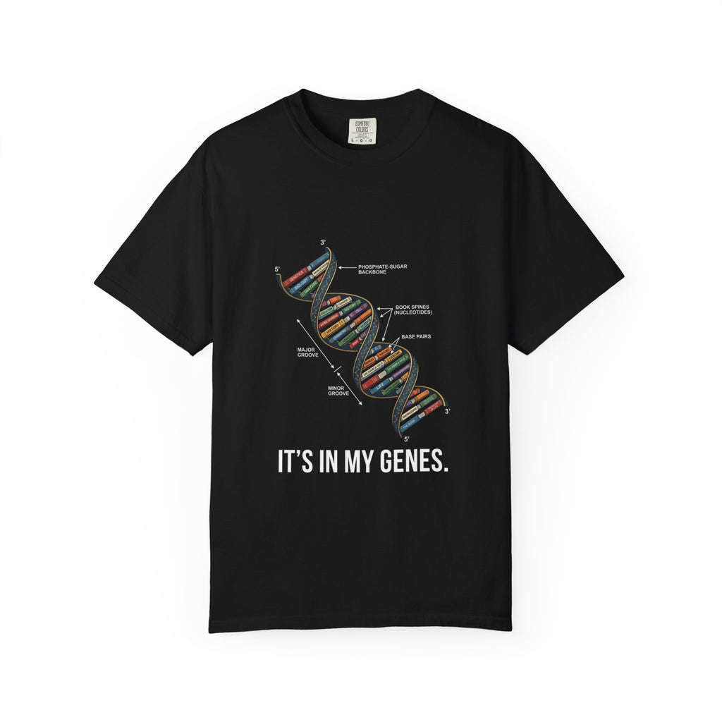 Books - It's in My Genes T-shirt | Science Librarian Tee