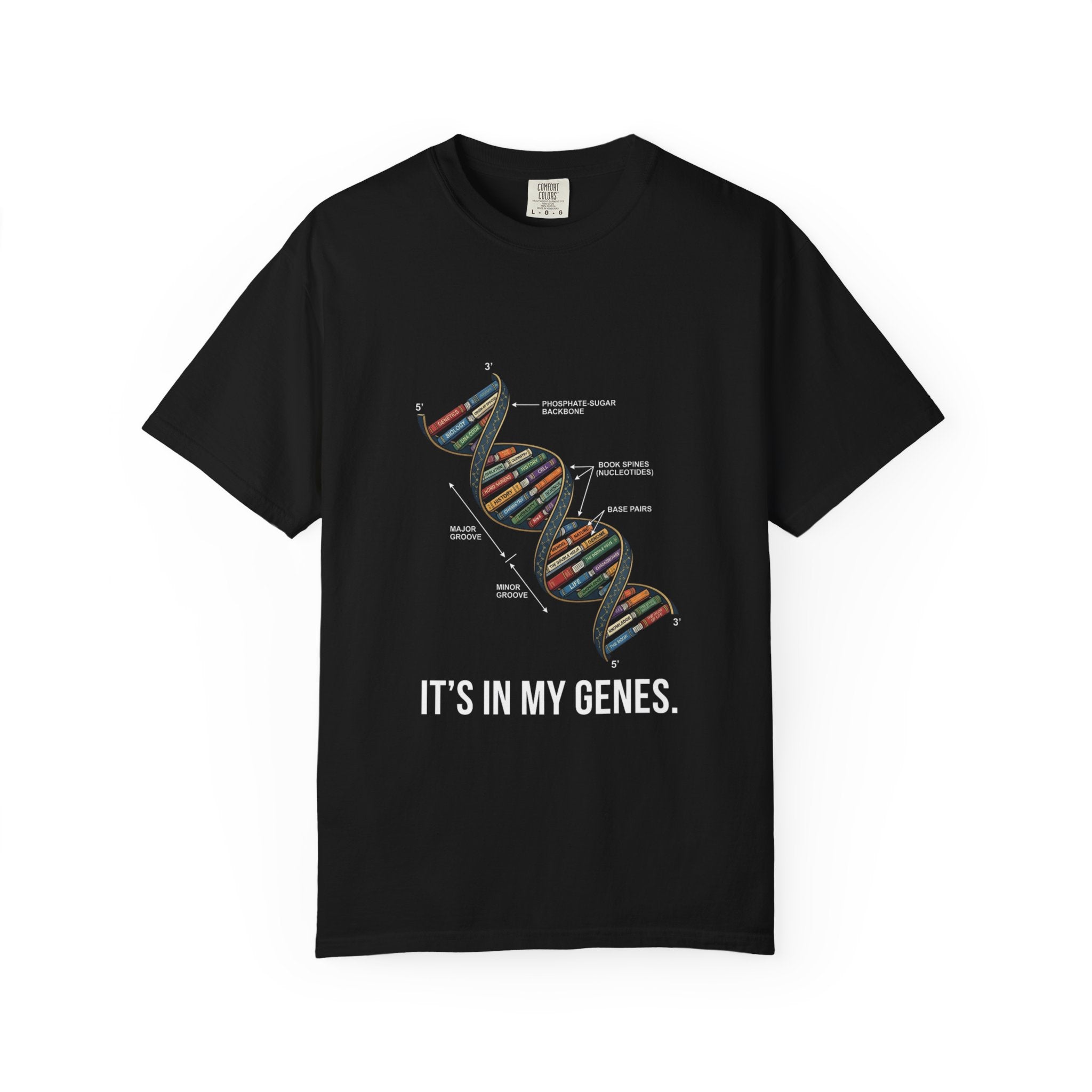 Books - It's in My Genes T-shirt | Science Librarian Tee