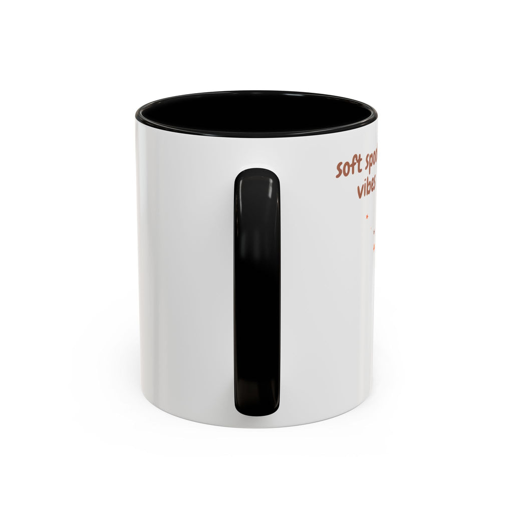Spooky Ghost Accent Coffee Mug — Cute Halloween Ghost Ceramic Mug (11/15oz)