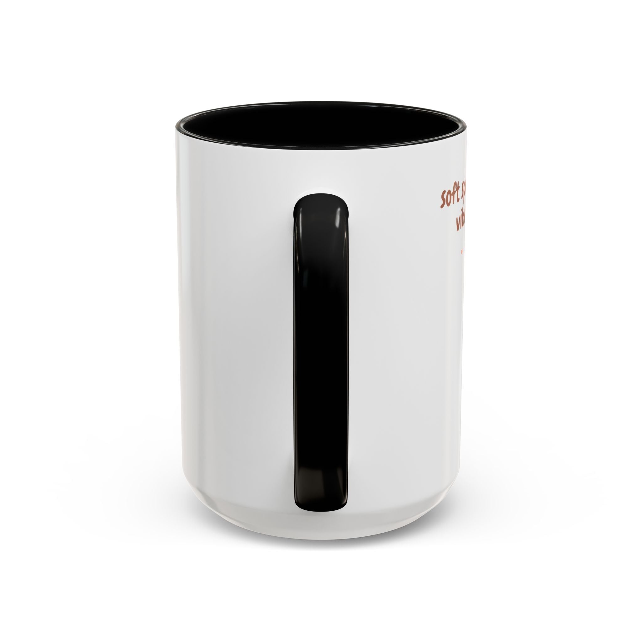 Spooky Ghost Accent Coffee Mug — Cute Halloween Ghost Ceramic Mug (11/15oz)