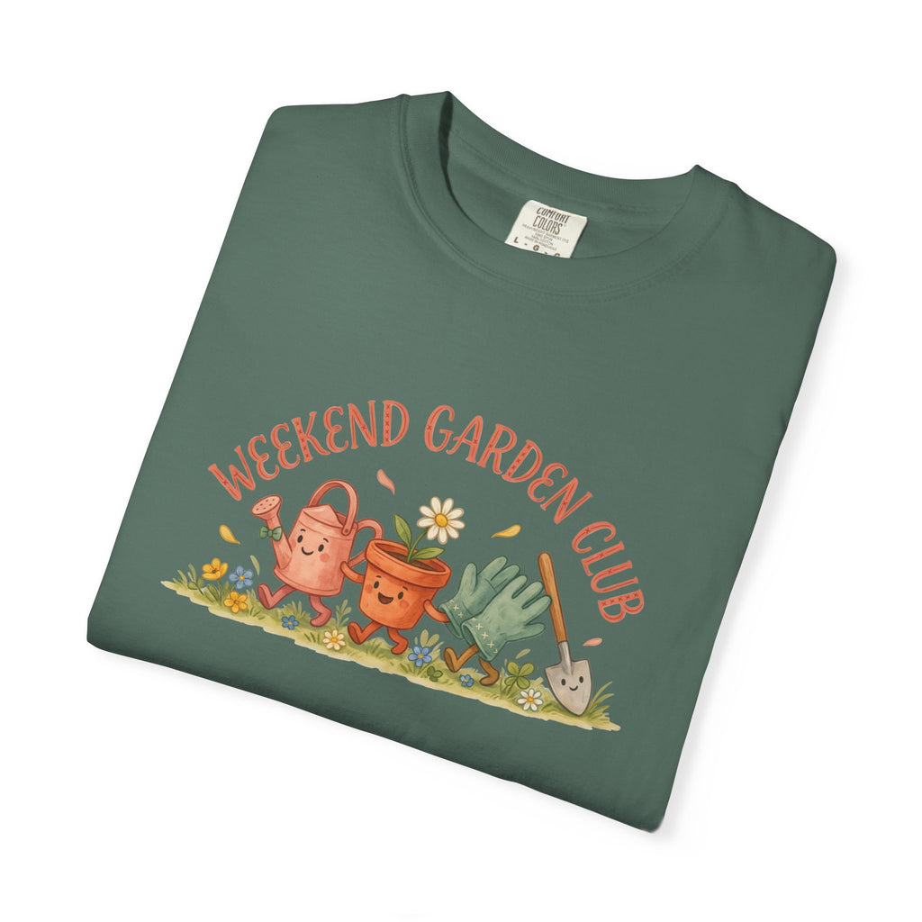 Weekend Garden Club T-Shirt – Cute Plant Pots Design