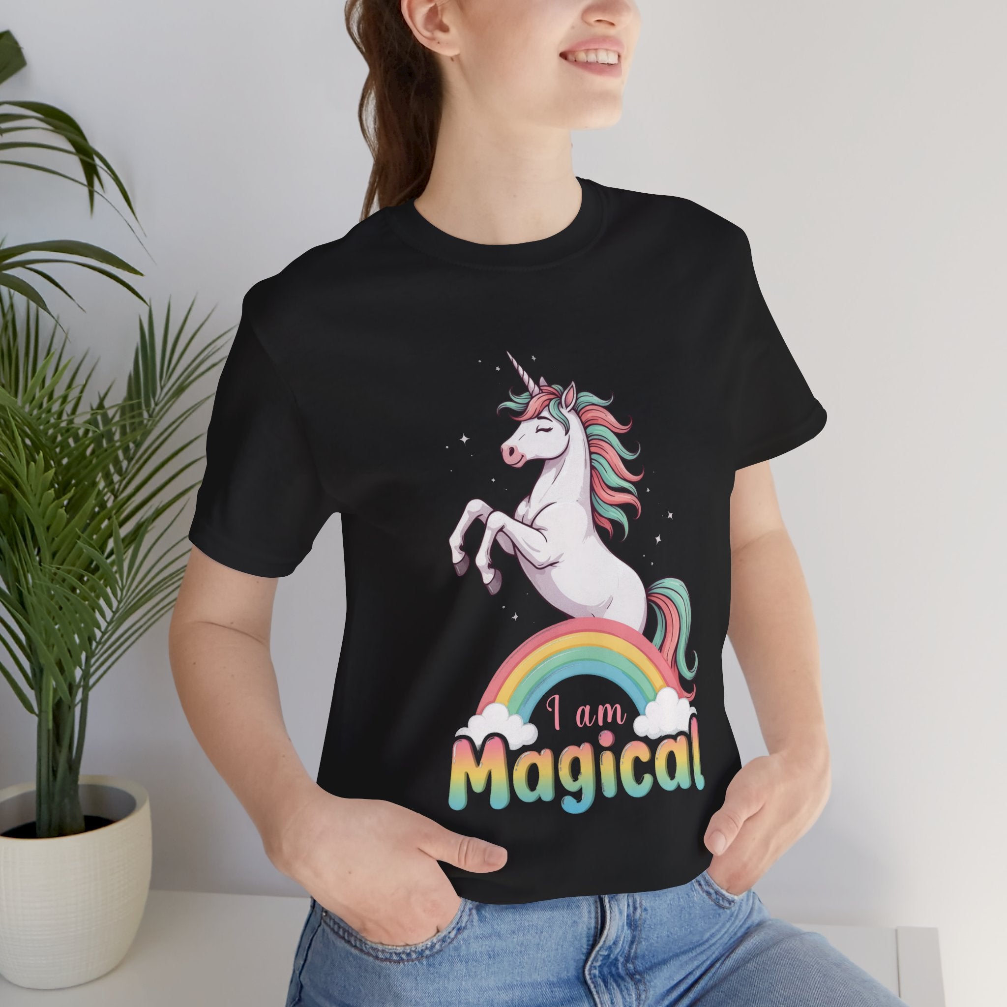 I Am Magical Unicorn T-Shirt — Rainbow Kids Graphic Tee