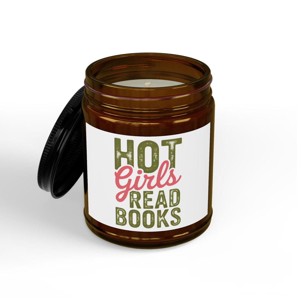 Scented Soy Candle — "Hot Girls Read Books" Jar (4oz & 9oz)