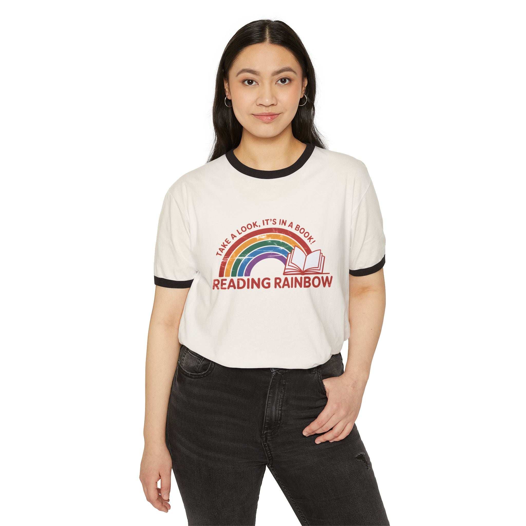 Reading Rainbow retro graphic T-Shirt | Vintage logo tee