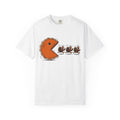 Pac-Man Pie T-Shirt — Funny Thanksgiving Turkey Chase Tee