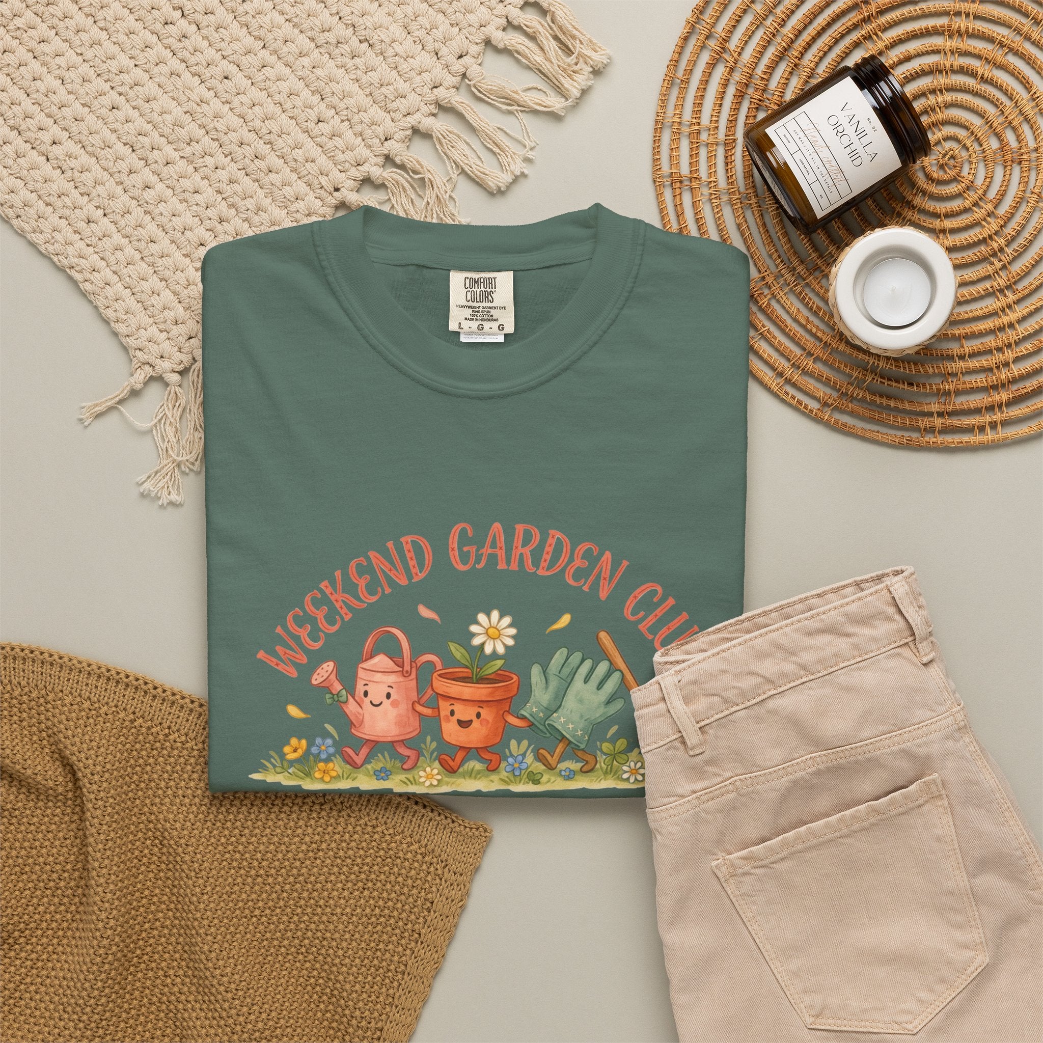 Weekend Garden Club T-Shirt – Cute Plant Pots Design