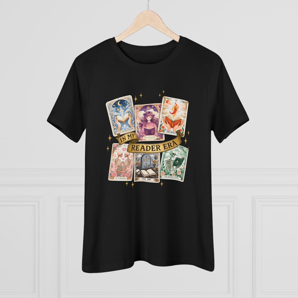 Tarot Book Lover Tee — "In My Reader Era" Women's Cotton T-Shirt