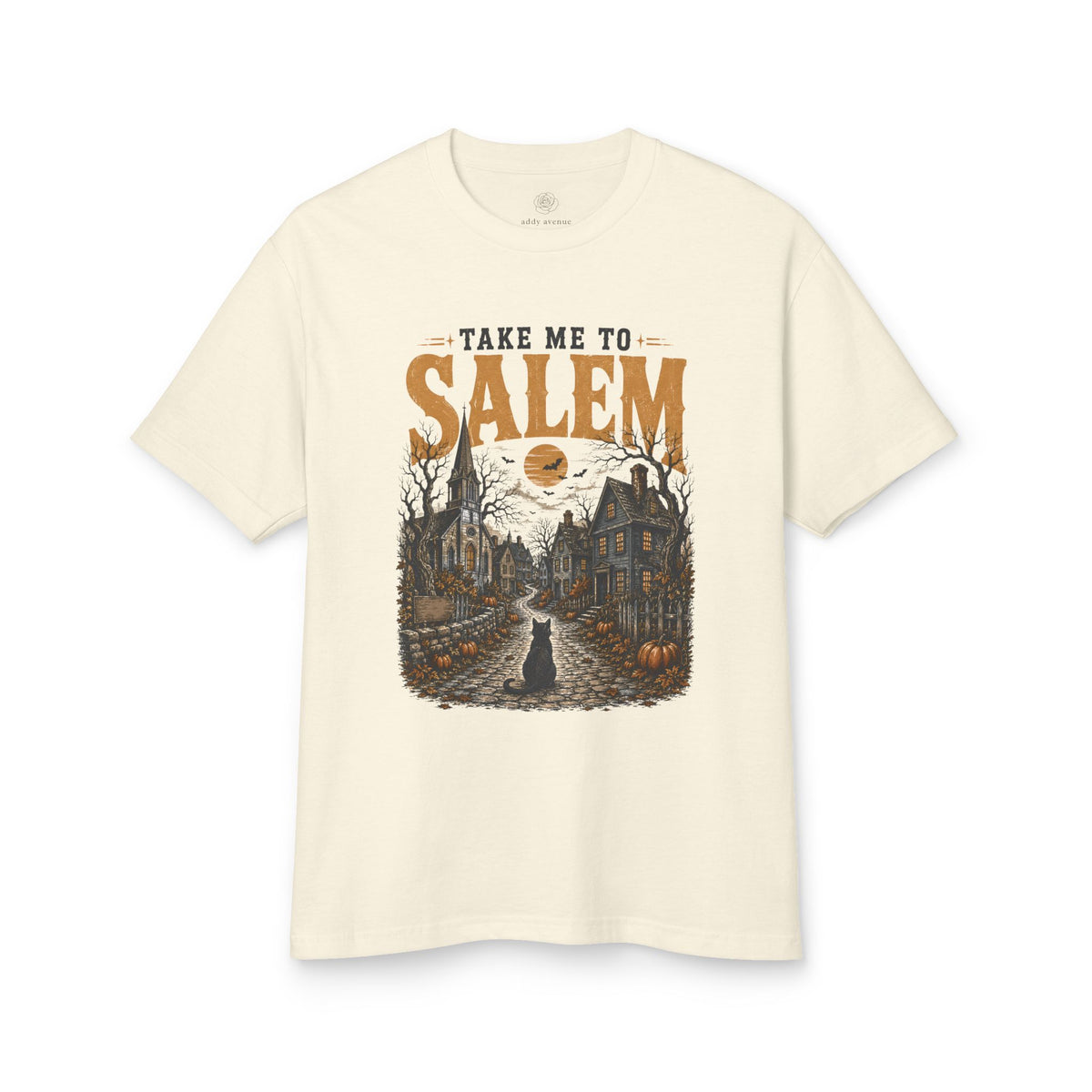 Take Me to Salem T-Shirt — Vintage Halloween Witch Town Tee
