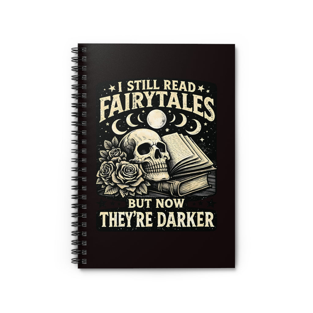 Dark Fairytales Spiral Notebook — Ruled Journal for Gothic Writing & Sketching