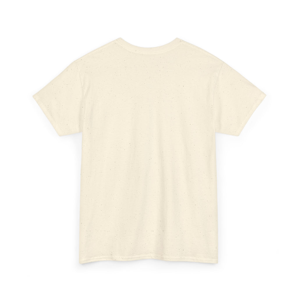 Dilly Dally script design T-Shirt | retro pink lettering, blue stripes