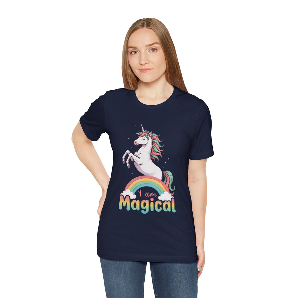 I Am Magical Unicorn T-Shirt — Rainbow Kids Graphic Tee