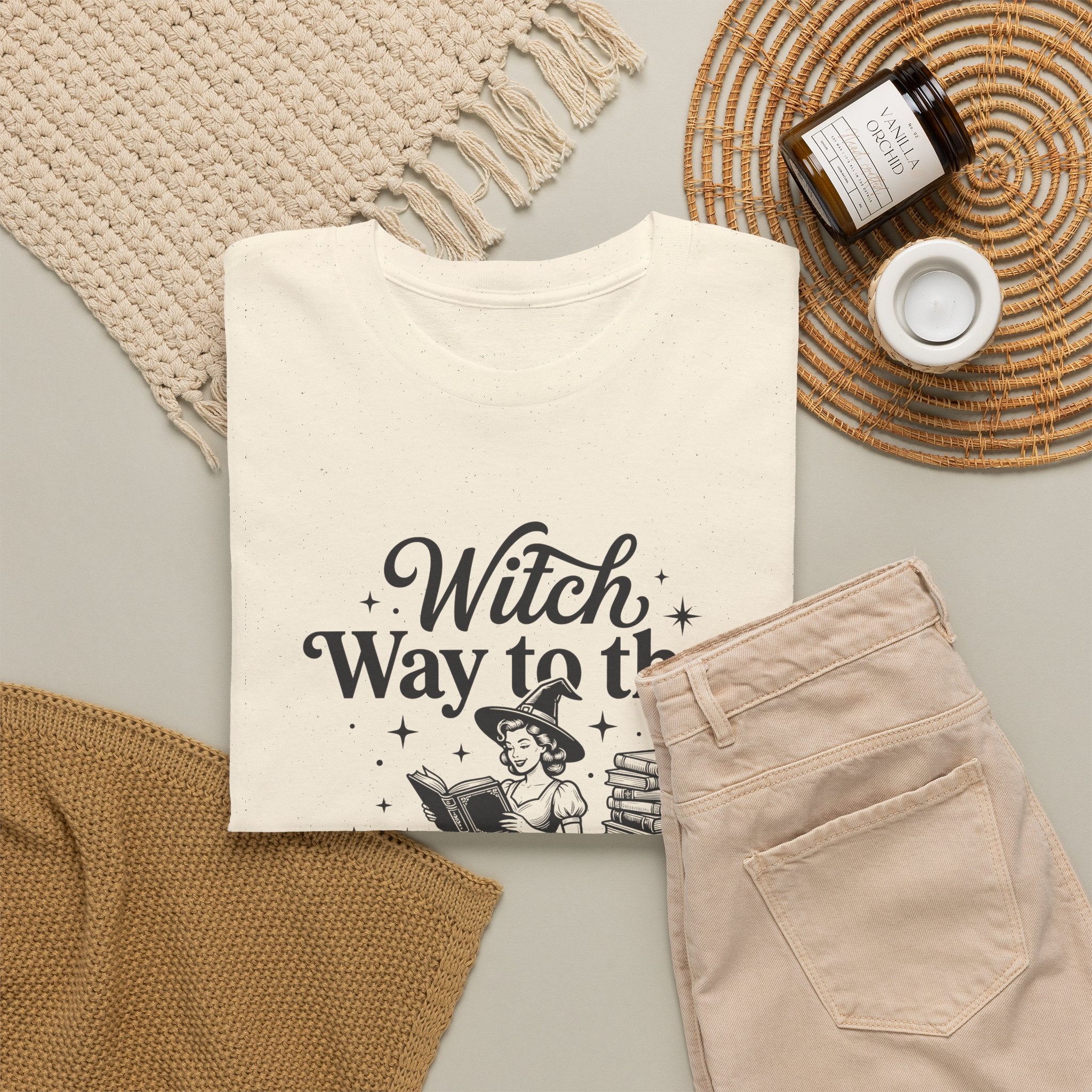 Witch Way to the Library T-Shirt