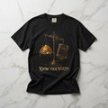 Know Your Worth Scales Book Graphic T-shirt | Empowerment