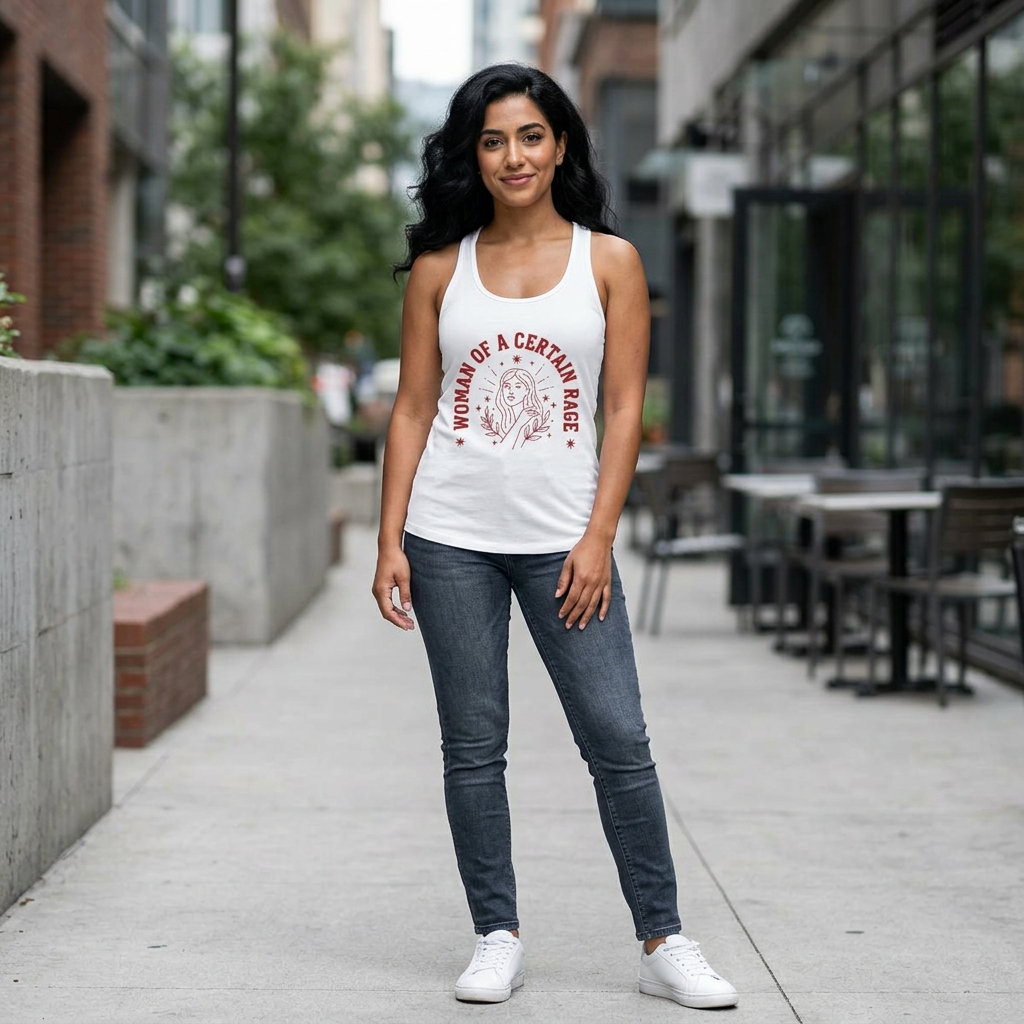 Woman of a Certain Rage Racerback Tank