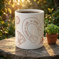 Horse Girl Doodles Ceramic Mug — Equestrian Lucky Charm Coffee Cup (11oz)