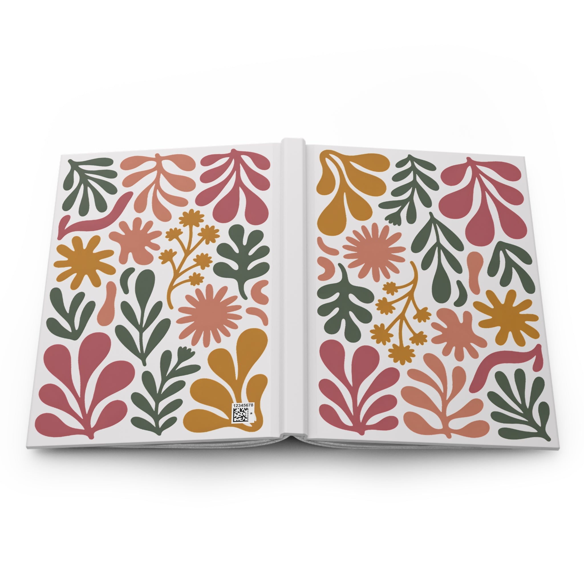 Floral Folk Art Hardcover Journal