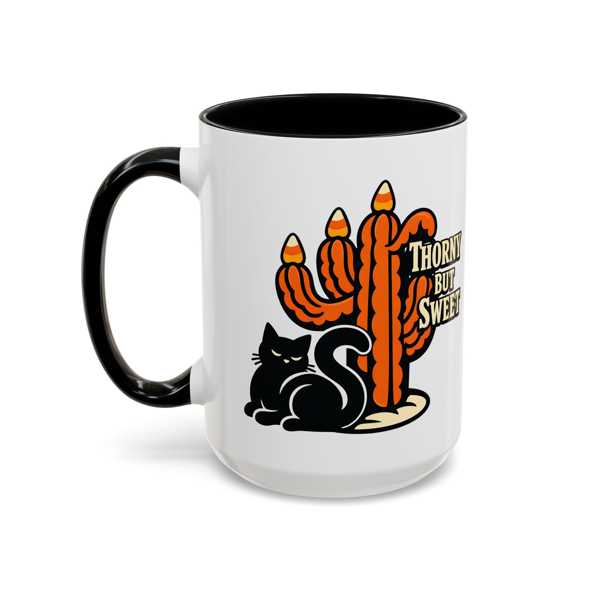 Funny 'Thorny But Sweet' Cactus Accent Coffee Mug – 11/15oz