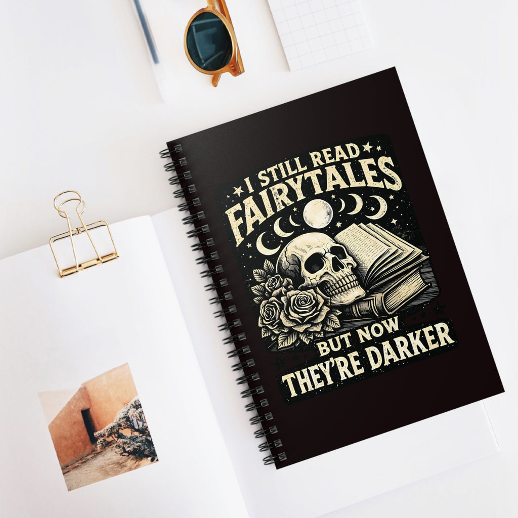 Dark Fairytales Spiral Notebook — Ruled Journal for Gothic Writing & Sketching