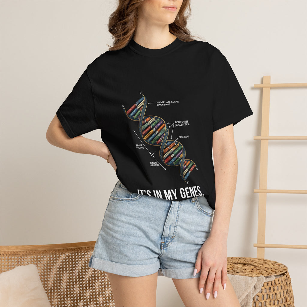 Books - It's in My Genes T-shirt | Science Librarian Tee