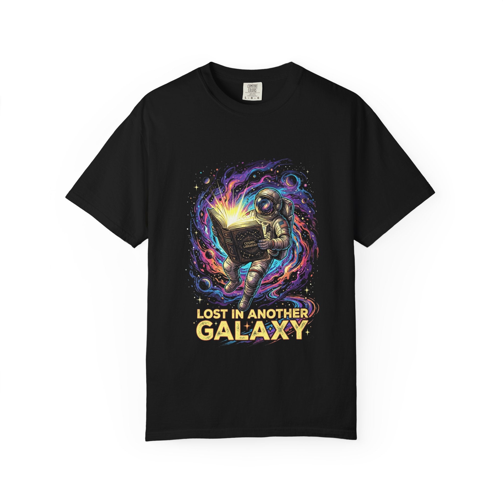 Lost in Another Galaxy Reading T-shirt | Space Booklover Tee