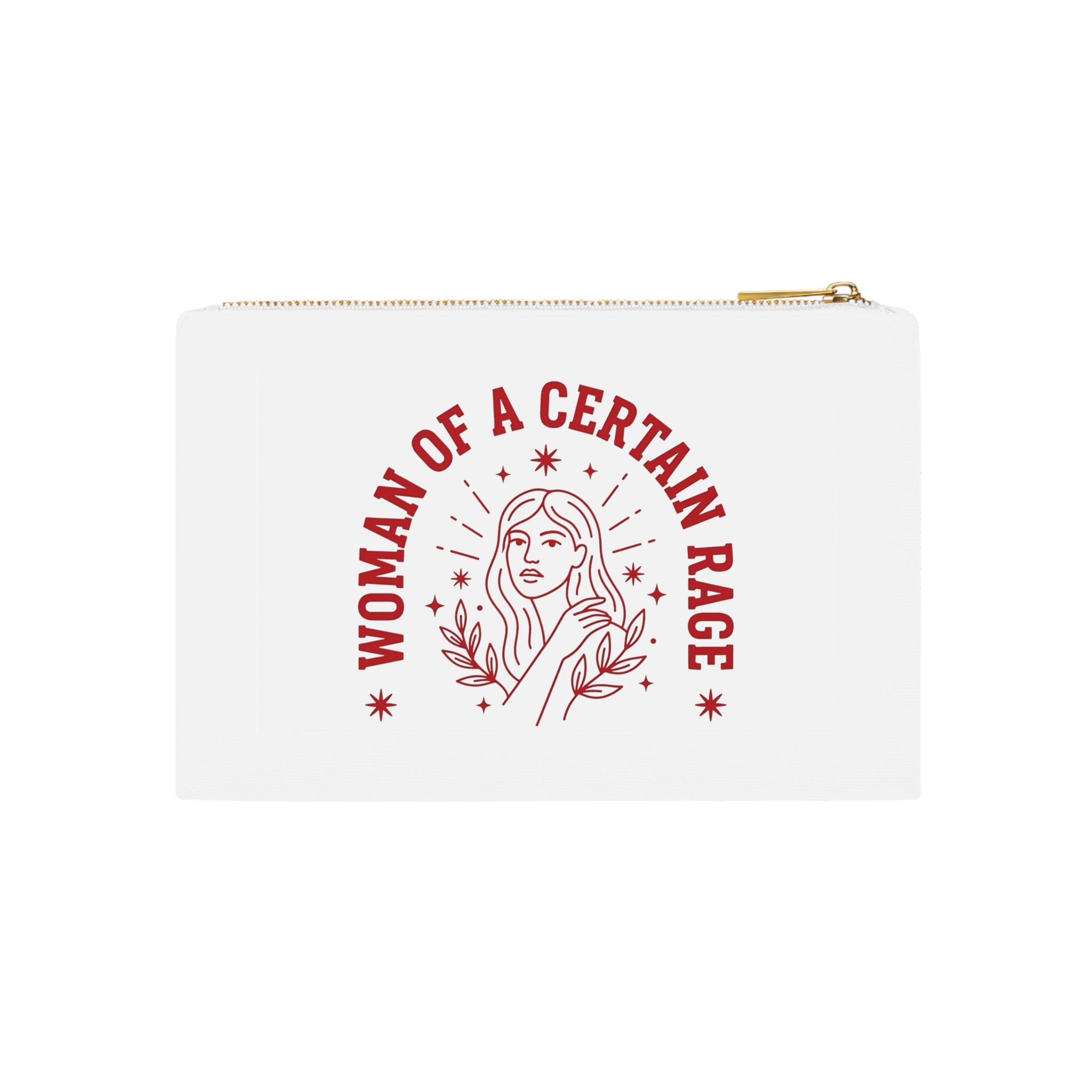 “Woman of a Certain Rage” Cosmetic Bag — Feminist Makeup Pouch