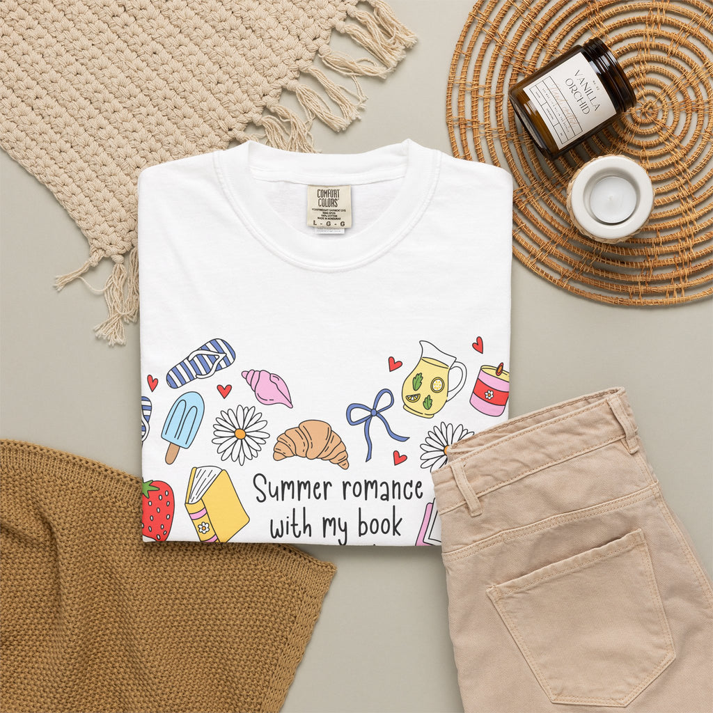 Summer Romance With My Book Boyfriend T-shirt