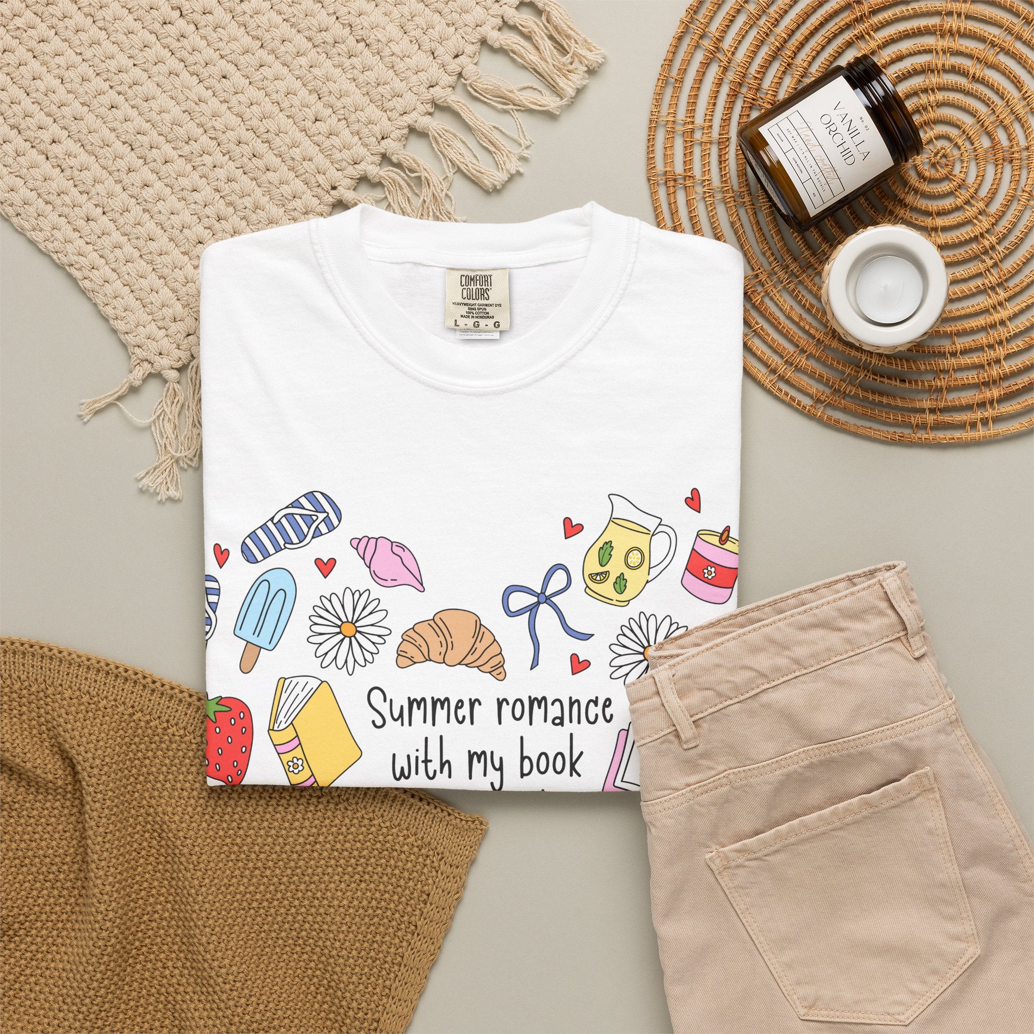 Summer Romance With My Book Boyfriend T-shirt