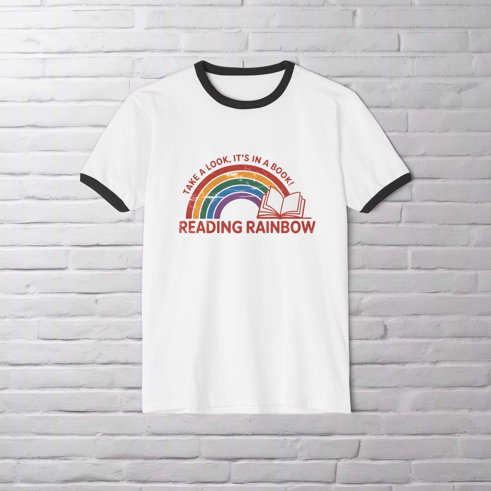 Reading Rainbow retro graphic T-Shirt | Vintage logo tee