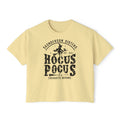 Hocus Pocus Boxy Tee — Sanderson Sisters Enchanted Brooms Halloween T-Shirt