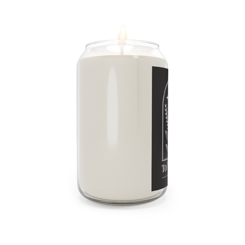 Scented Soy Candle — "To Whatever End" Floral Noir 13.75oz