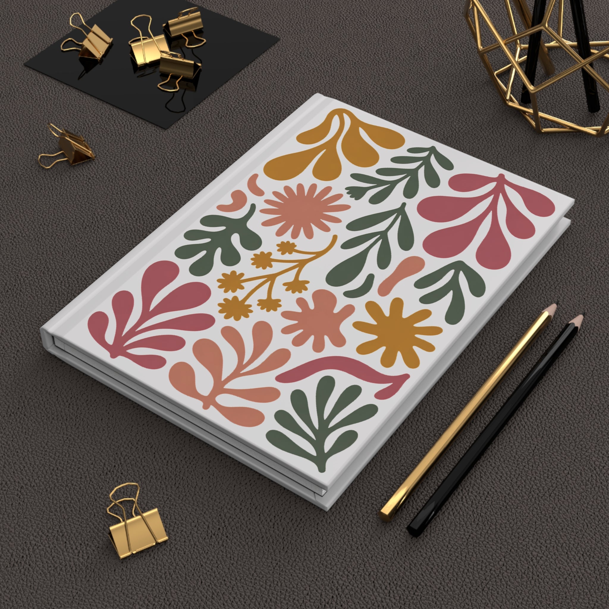 Floral Folk Art Hardcover Journal
