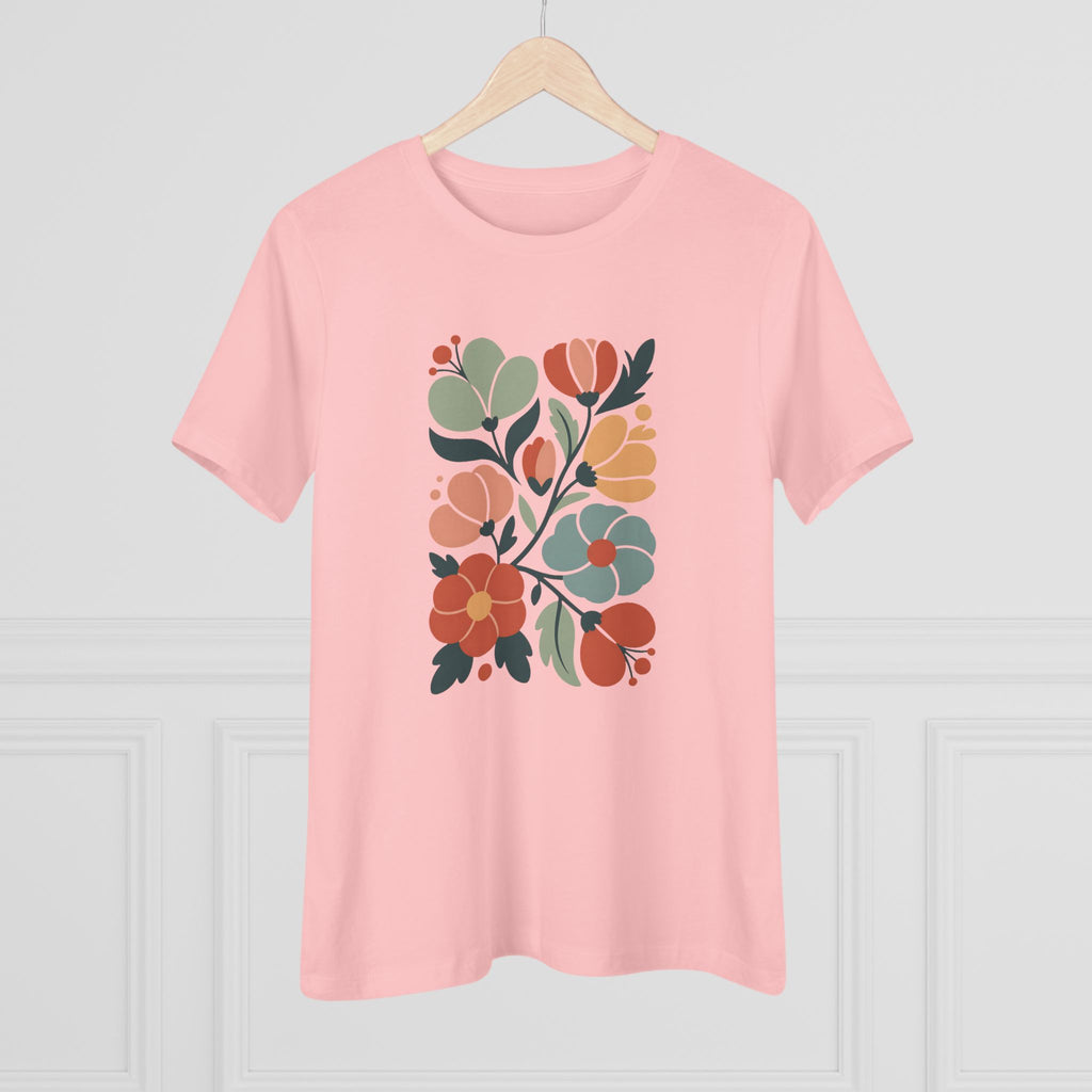 Floral Retro Bouquet Women's Tee — Vintage-Inspired Spring Floral T-Shirt
