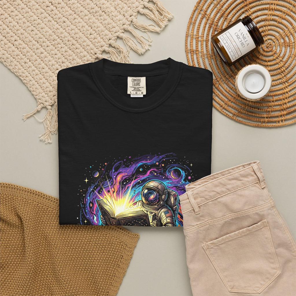 Lost in Another Galaxy Reading T-shirt | Space Booklover Tee