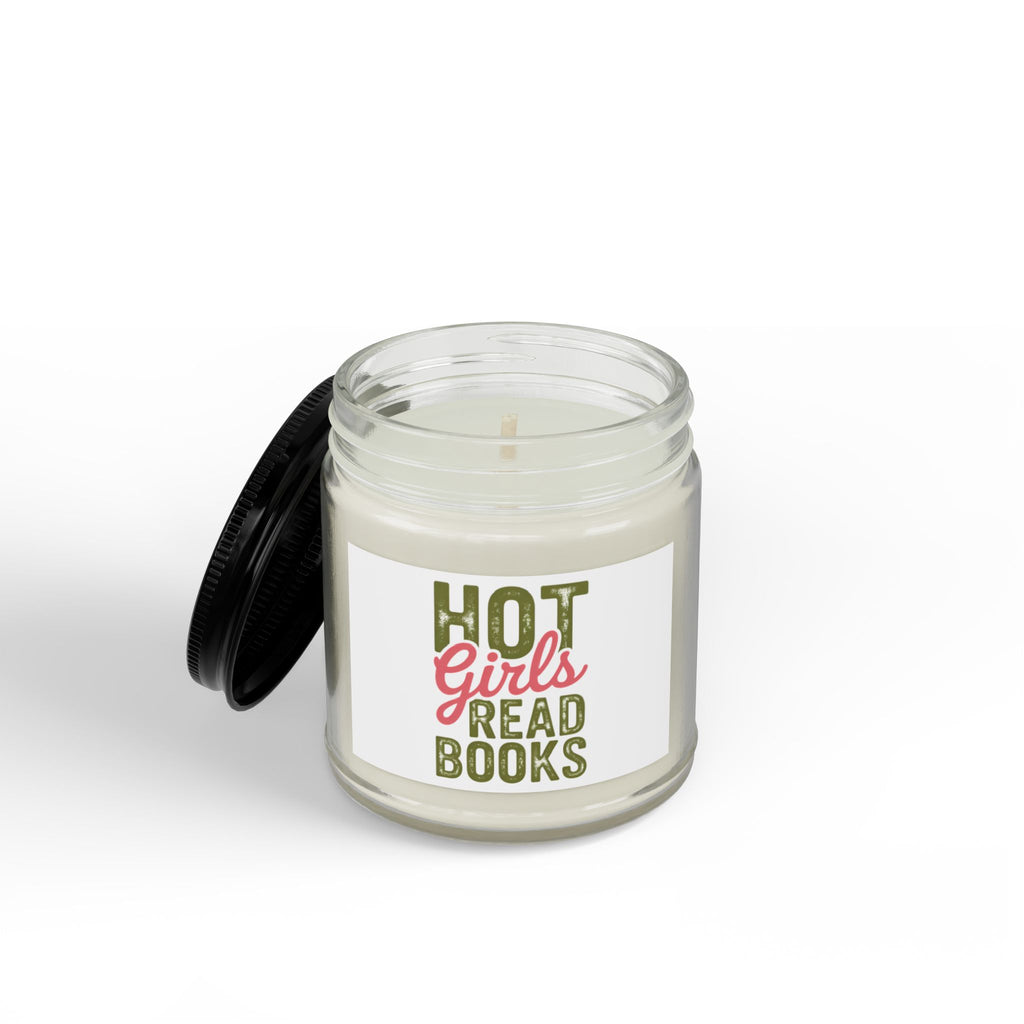 Scented Soy Candle — "Hot Girls Read Books" Jar (4oz & 9oz)