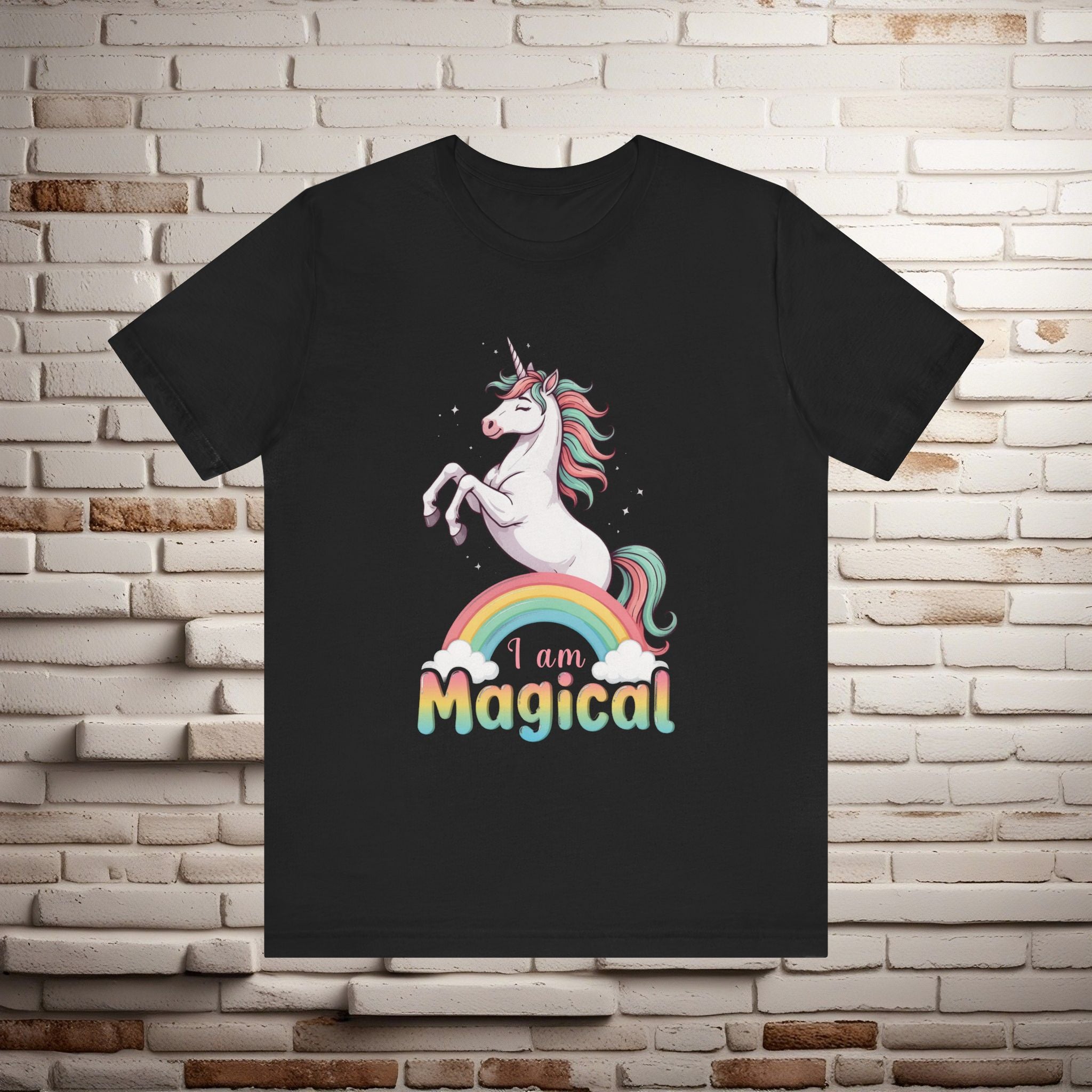 I Am Magical Unicorn T-Shirt — Rainbow Kids Graphic Tee