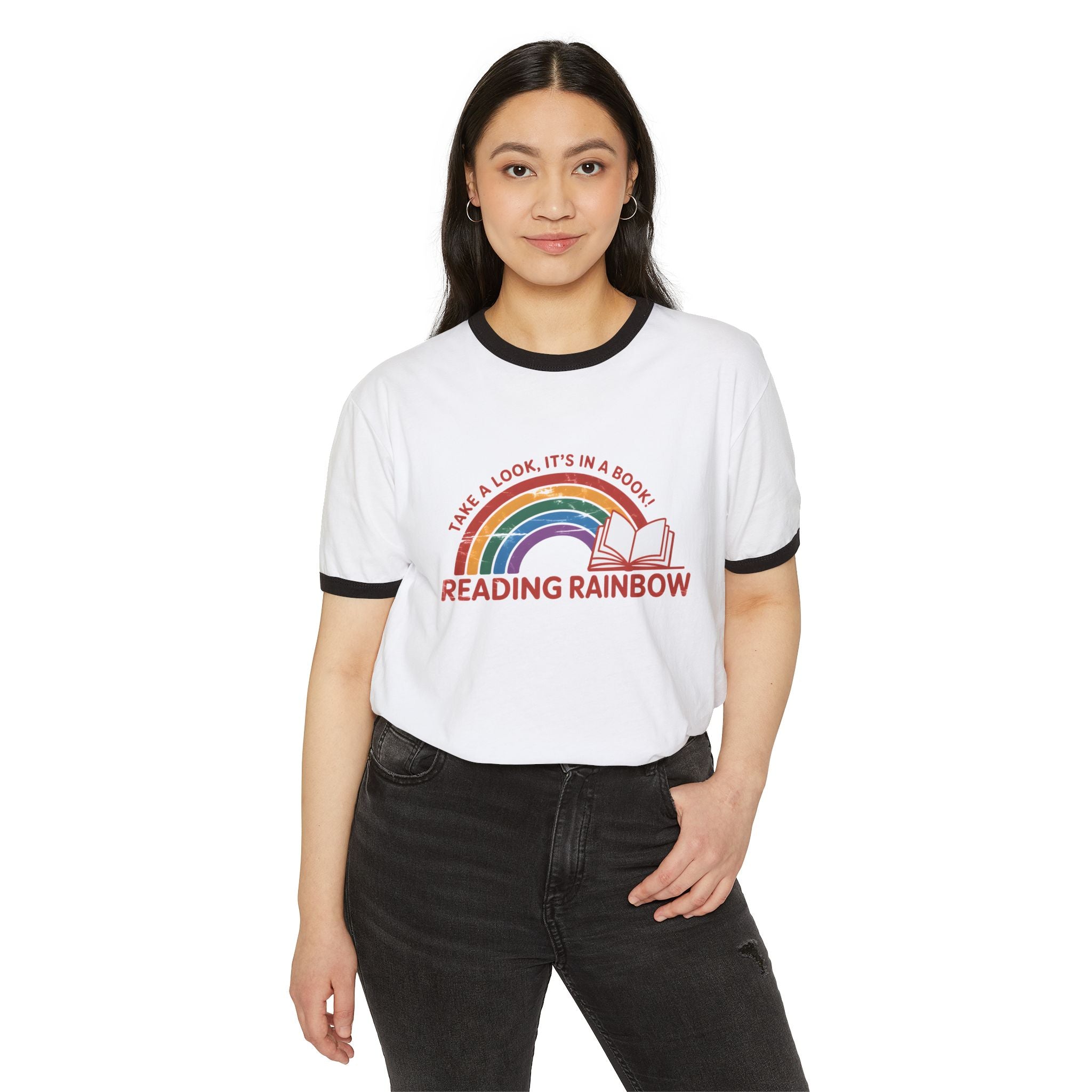 Reading Rainbow retro graphic T-Shirt | Vintage logo tee