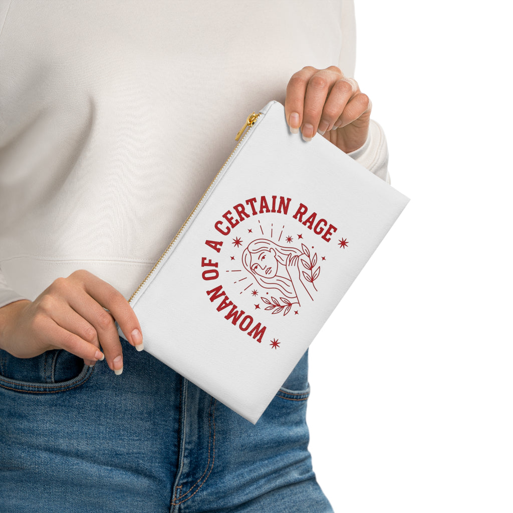 “Woman of a Certain Rage” Cosmetic Bag — Feminist Makeup Pouch