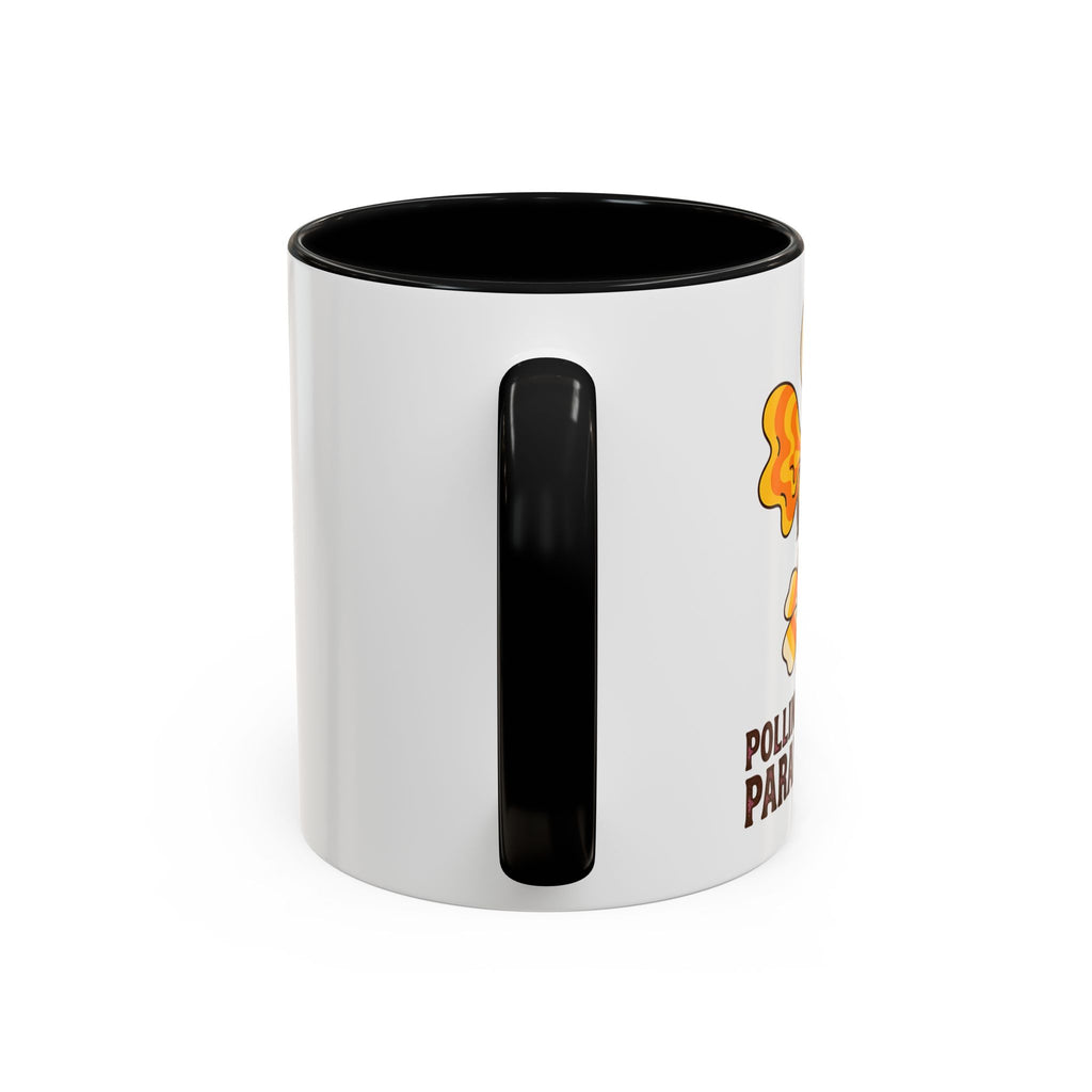 Plant & Ghost Lover Accent Mug — "Pollinating the Paranormal" Funny Coffee Cup (11/15 oz)