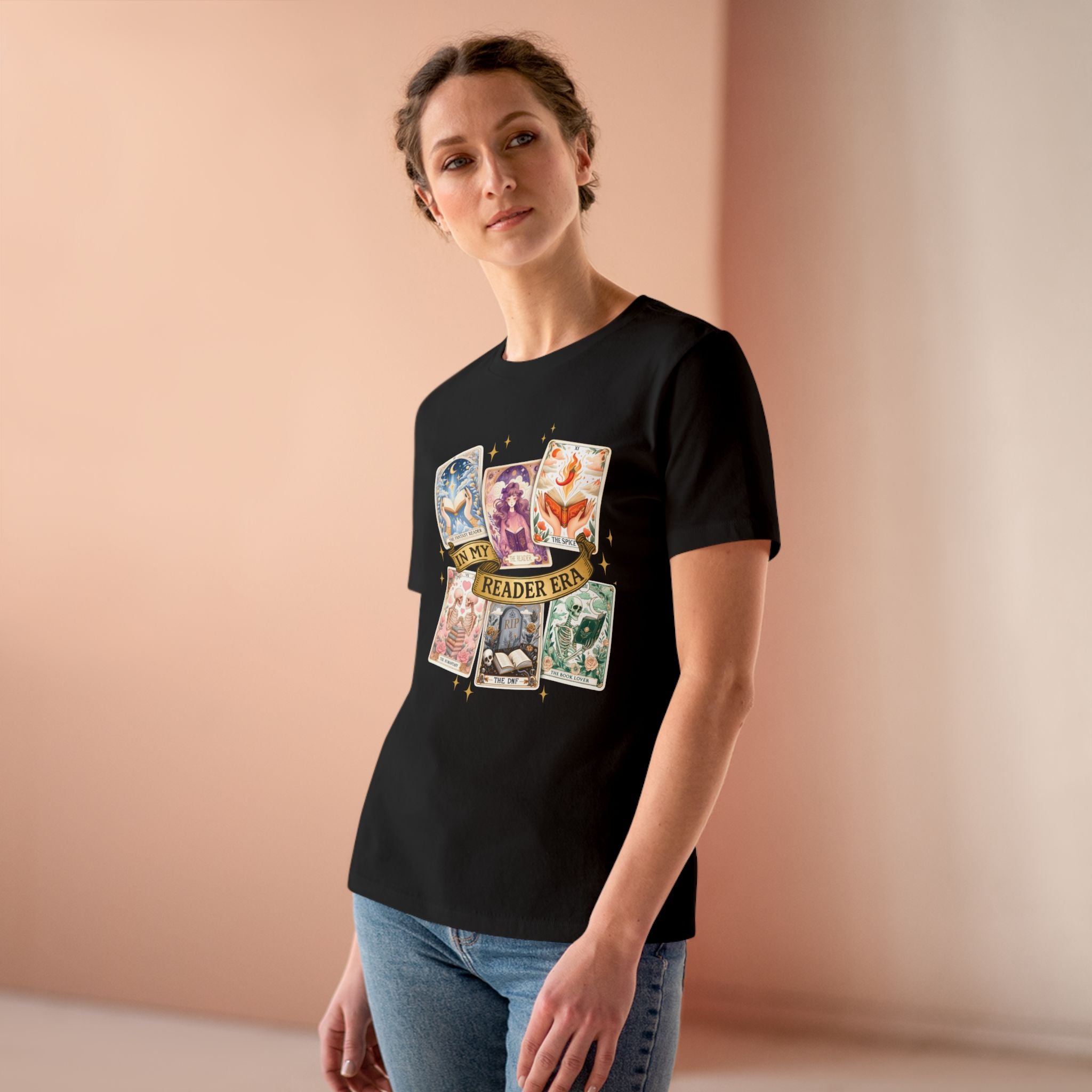 Tarot Book Lover Tee — "In My Reader Era" Women's Cotton T-Shirt